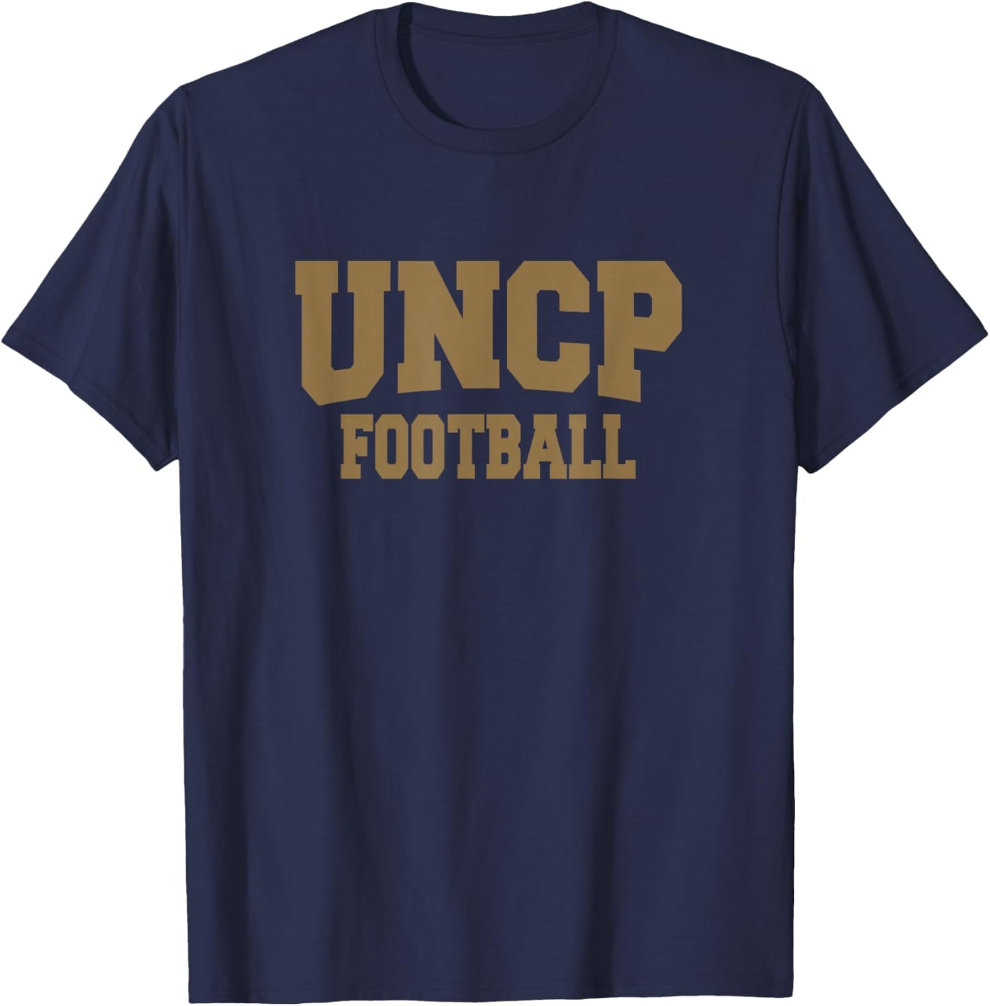 UNCP Football Braves Apparel Sports Fan T-Shirt - T-Shirt | Navy