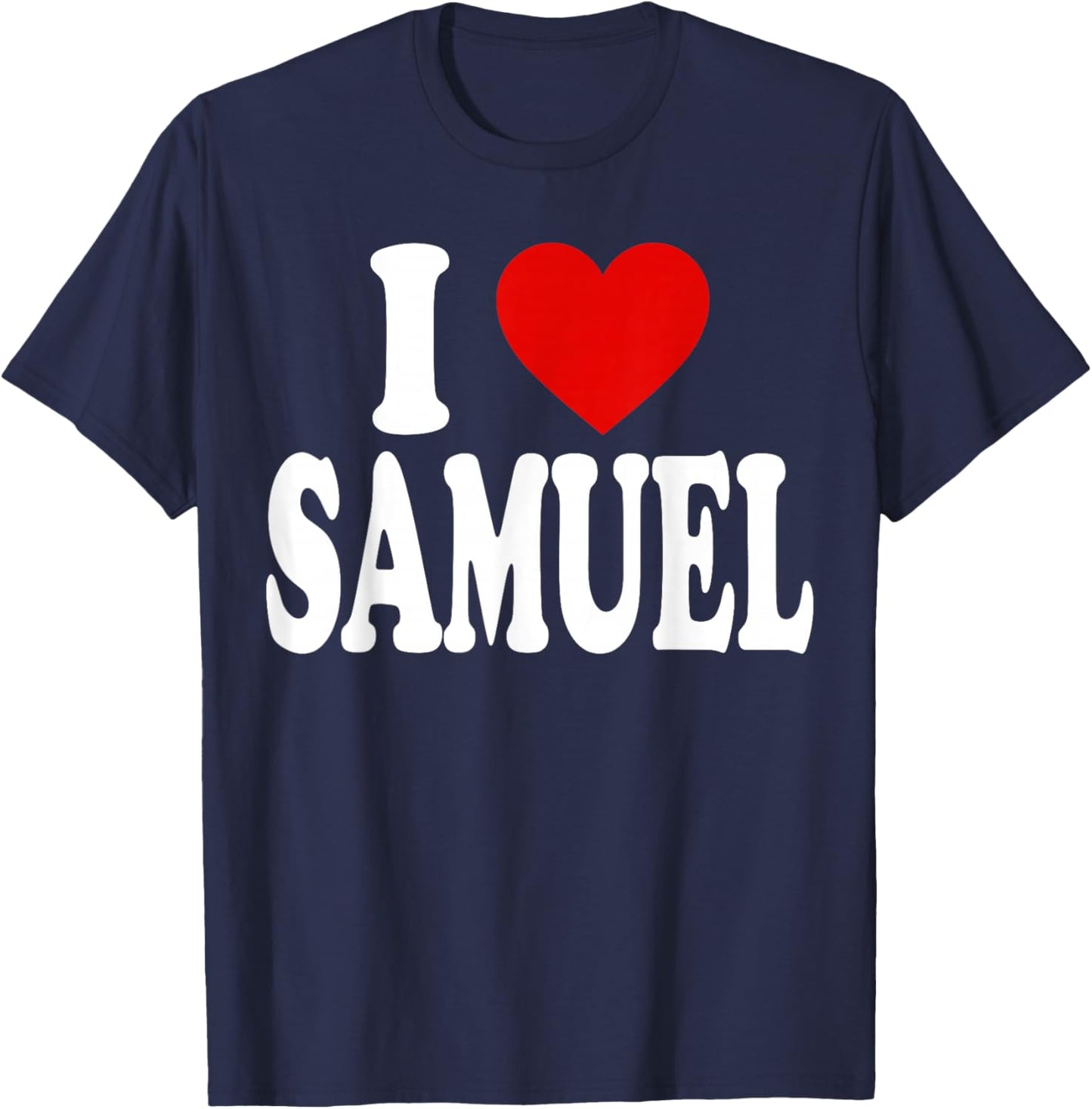 I Heart Love Samuel T-Shirt - T-Shirt | Navy