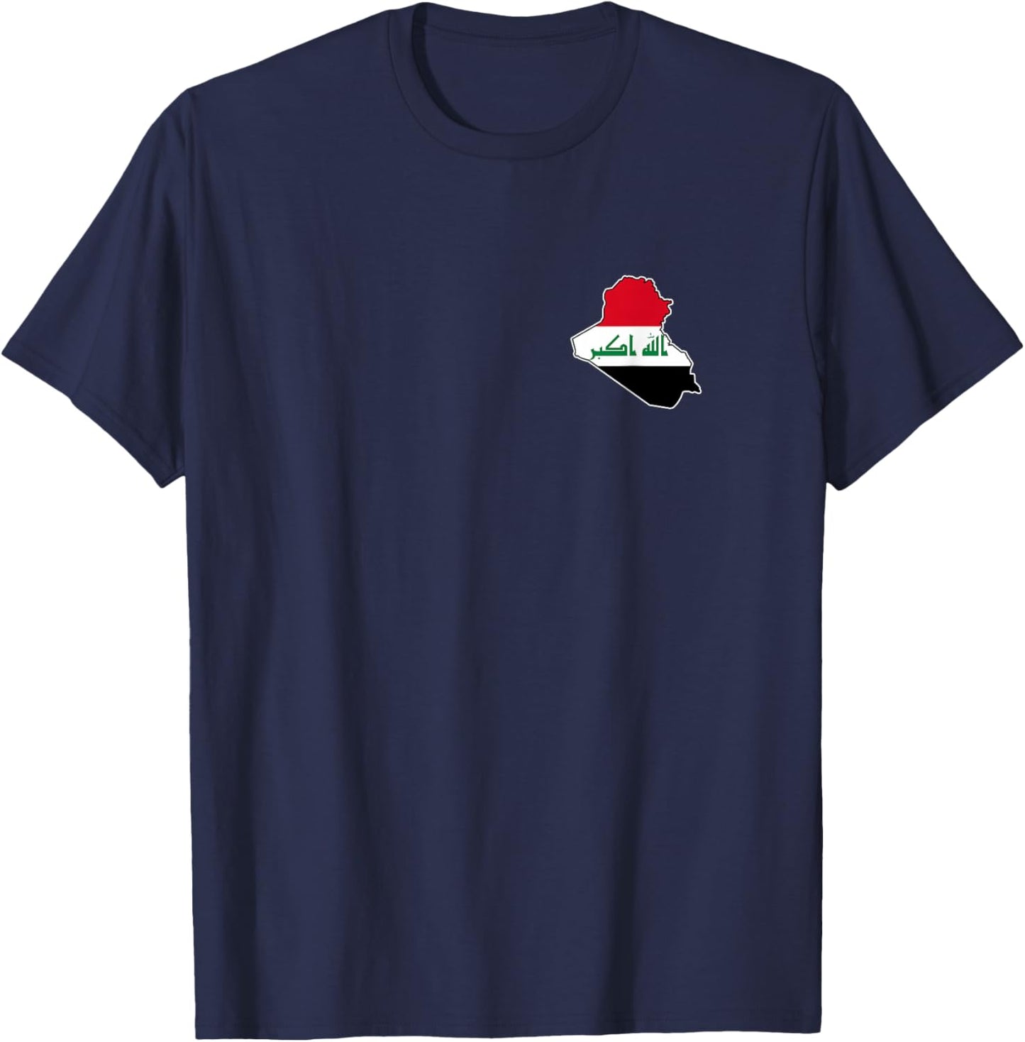 Irak-Flagge, IRQ Bagdad Home, Iraqi Pride, I Love Irak T-Shirt - T-Shirt | Navy