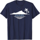 Seychelles Palmiers Île La Digue Souvenir Mahé Mer Praslin T-Shirt - T-Shirt | Navy
