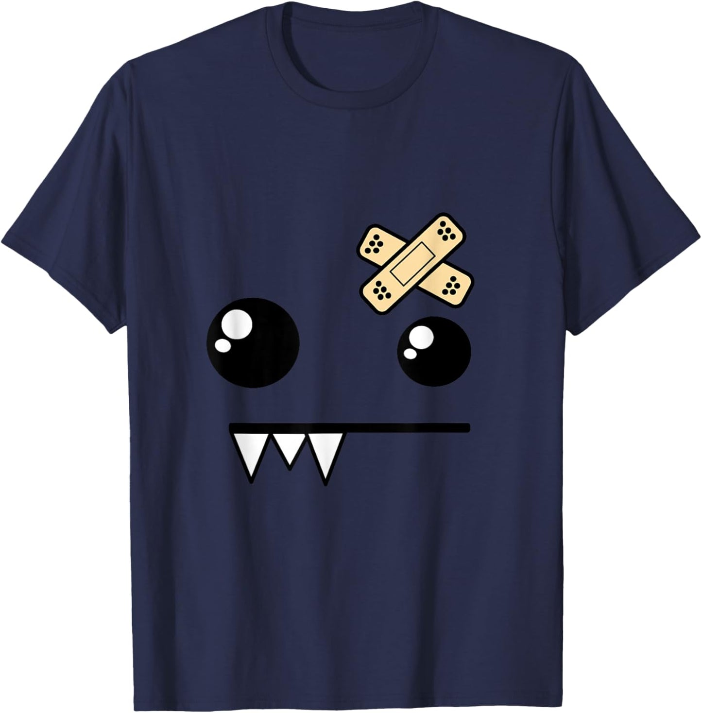 Funny Monster Scene Kid Emo Design T-Shirt - T-Shirt | Navy