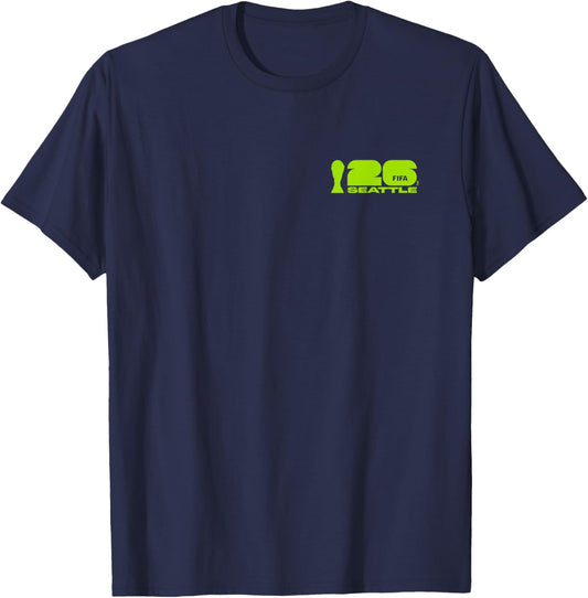 Poster Coupe du Monde de la FIFA 26 Seattle T-Shirt - T-Shirt | Navy