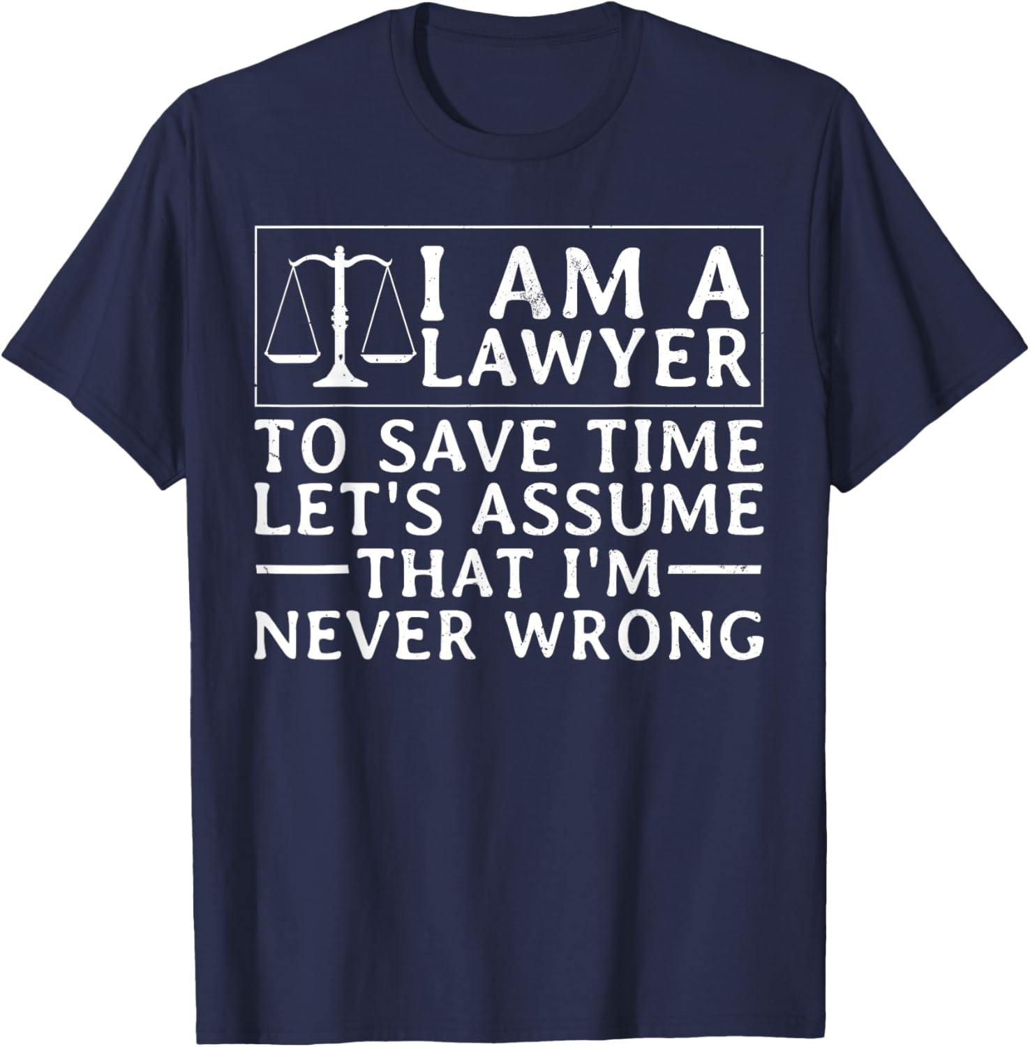 Cool Lawyer Design Women Attorney Law School Lawyer T-Shirt - T-Shirt | Navy