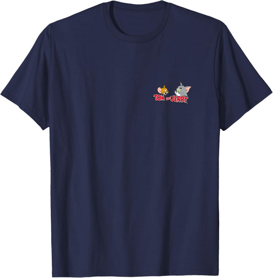 Classic faces of Tom and Jerry PAPL2554 T-Shirt - T-Shirt | Navy