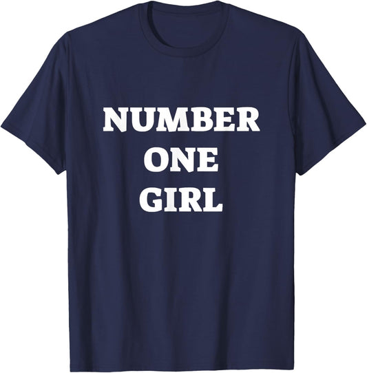 Number One Girl T-Shirt - T-Shirt | Navy