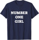 Number One Girl T-Shirt - T-Shirt | Navy