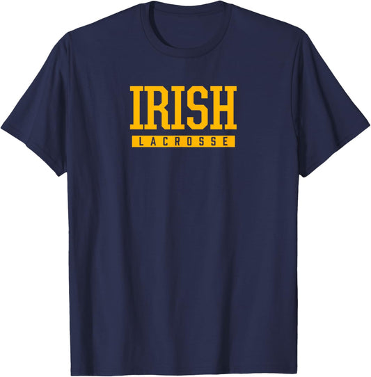 Notre Dame Irish Lacrosse HS T-Shirt - T-Shirt | Navy
