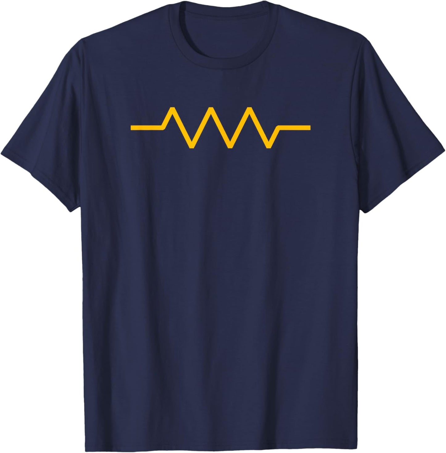 Resistor Symbol Resist Funny Electrical Engineering T-Shirt - T-Shirt | Navy