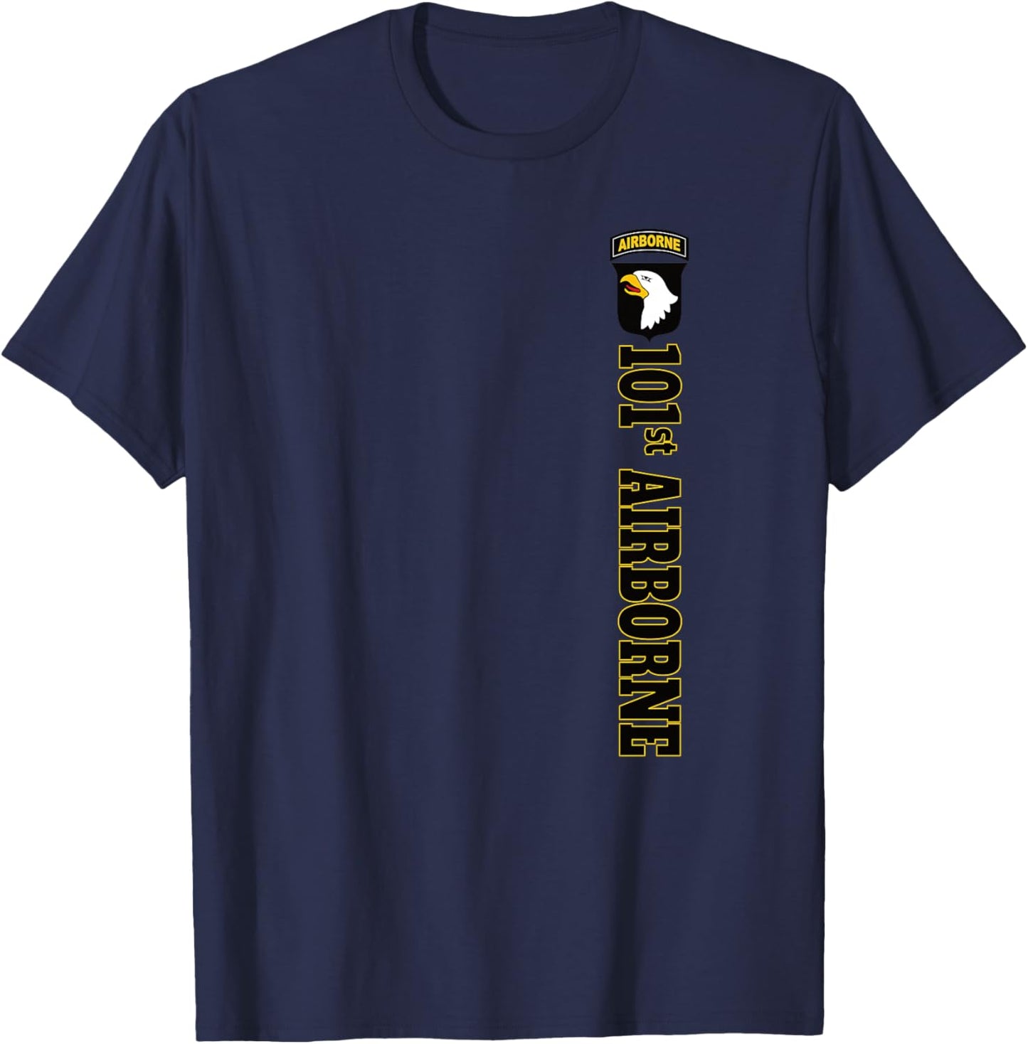 Patch de Couleur US Army 101st Airborne Haut de Gamme T-Shirt - T-Shirt | Navy