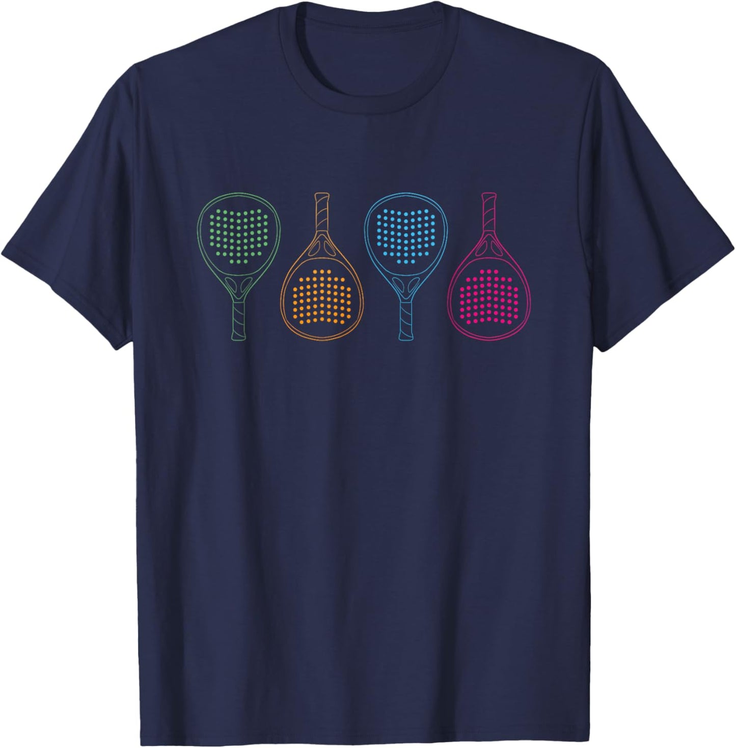 Padel Paddle Tennis Paddel Racquet Ball T-Shirt - T-Shirt | Navy