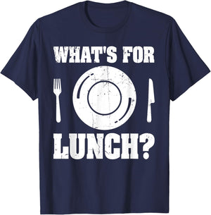 What's For Lunch T-Shirt - T-Shirt | Navy