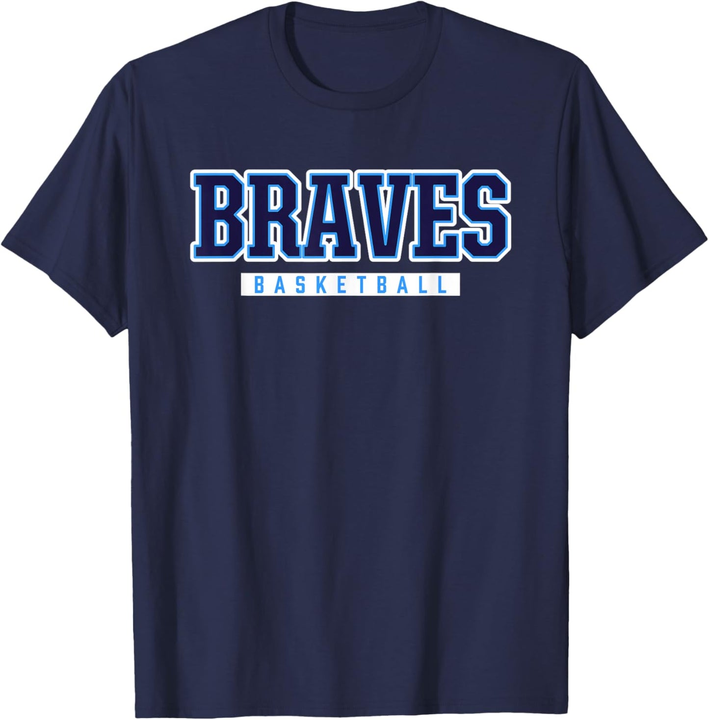 Braves Basketball Indian River High School T-Shirt - T-Shirt | Navy