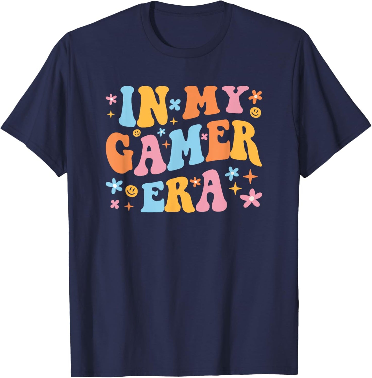 In My Gamer Era Video Games Lover Cute Gamer Girl Women T-Shirt - T-Shirt | Navy