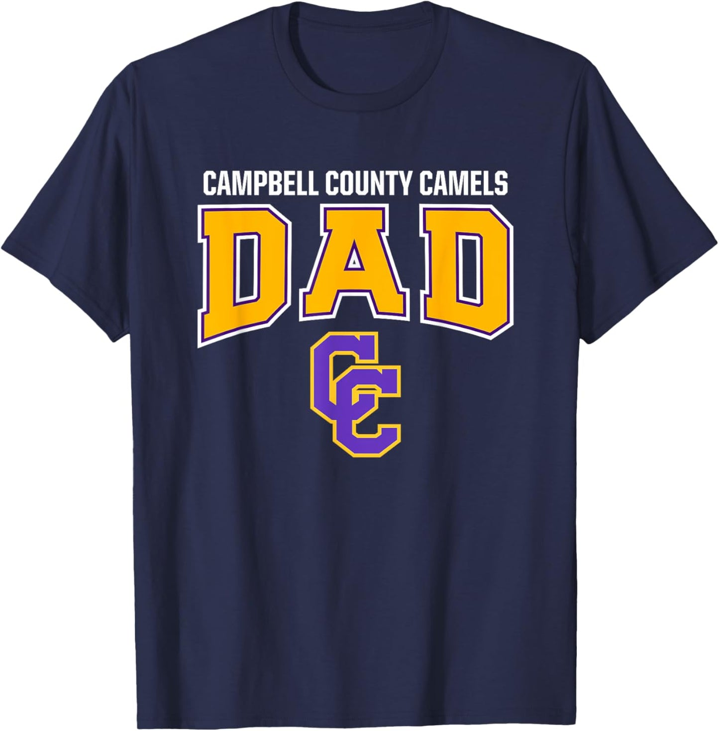 Campbell County Camels Logo Dad HS T-Shirt - T-Shirt | Navy