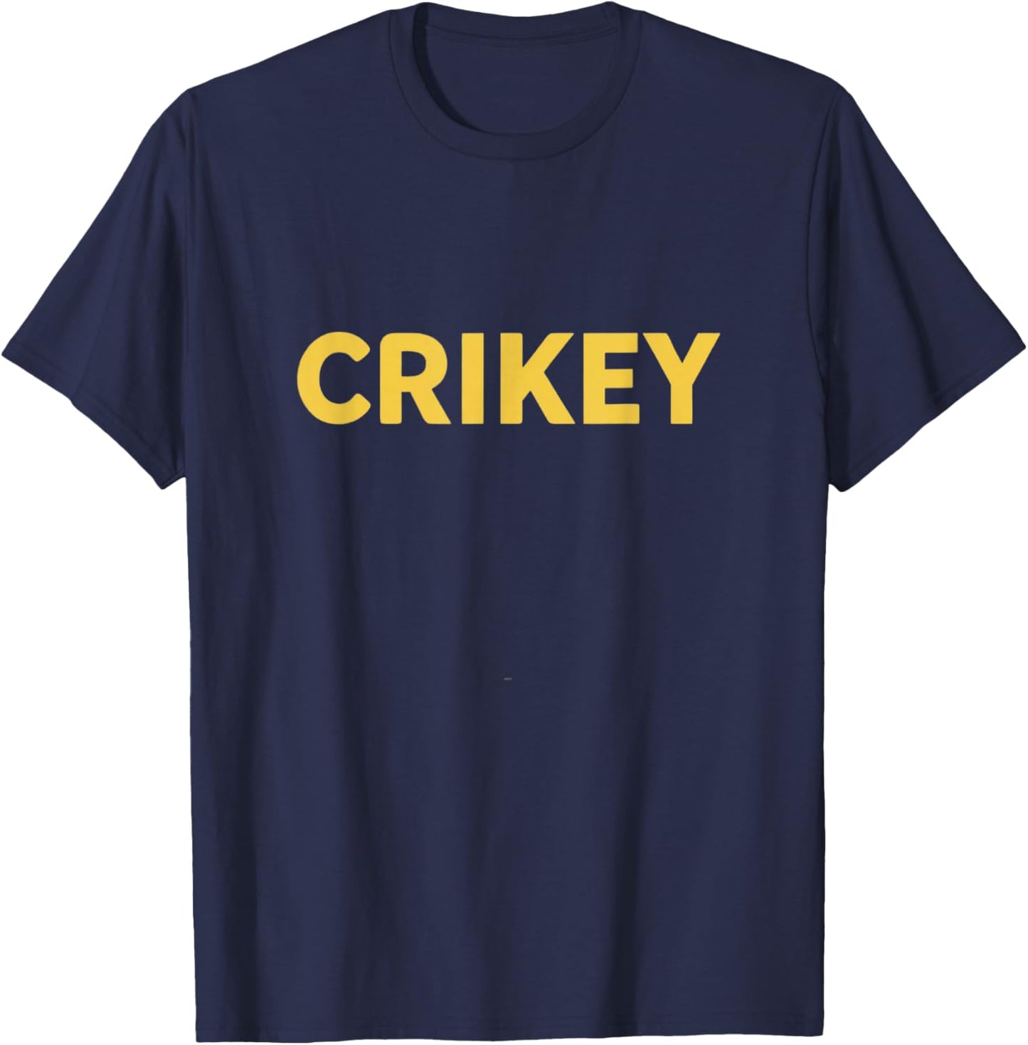 Crikey Aussie Slang Australia Print T-Shirt - T-Shirt | Navy