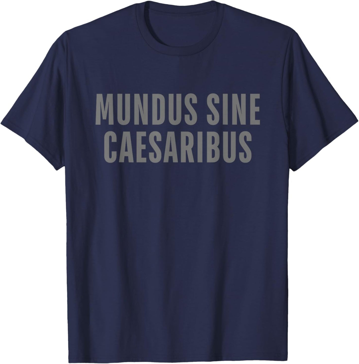 Mundus Sine Caesaribus Graber Message Open Network T-Shirt - T-Shirt | Navy