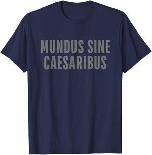 Mundus Sine Caesaribus Graber Message Open Network T-Shirt - T-Shirt | Navy