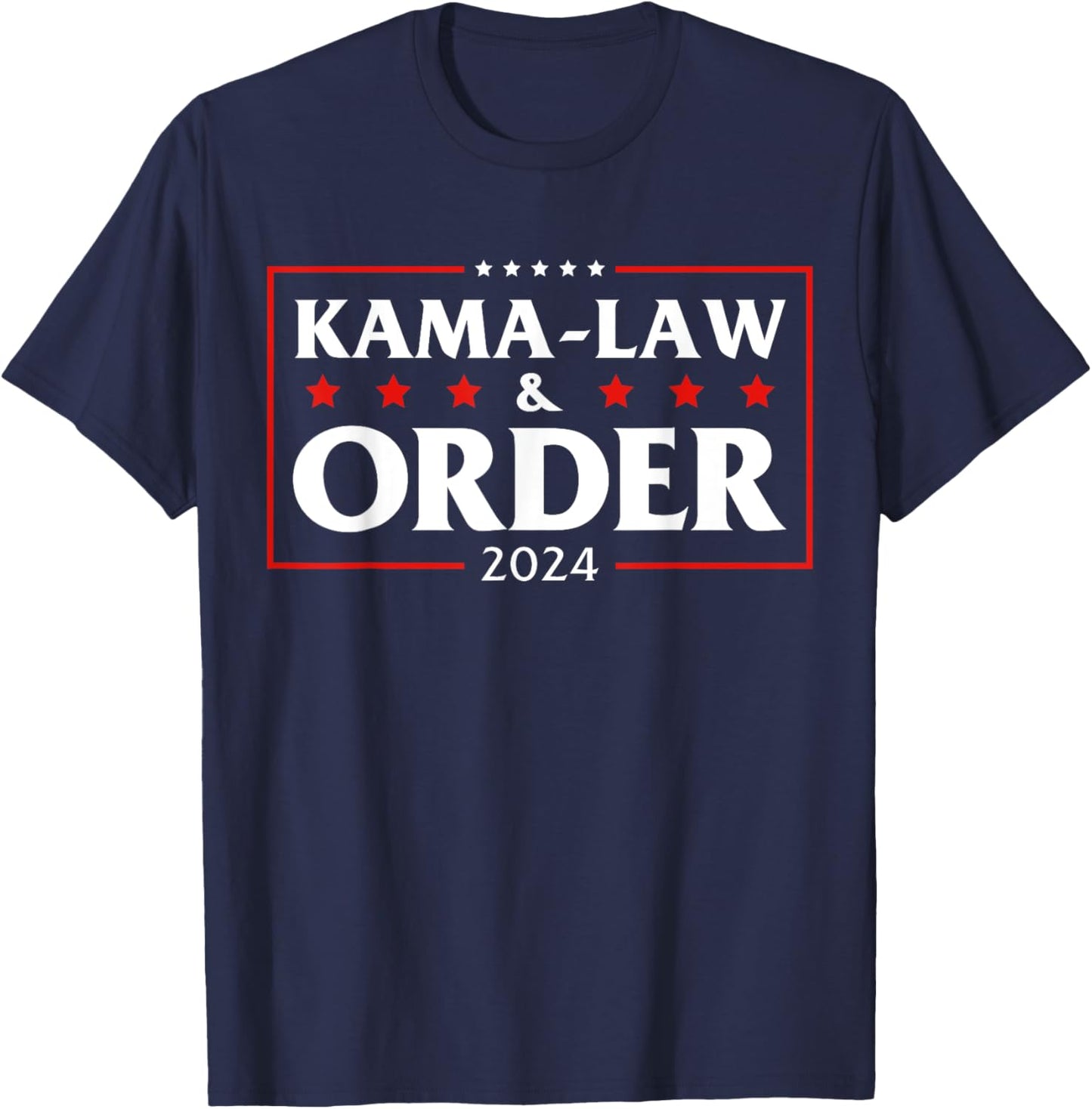 Kamalaw Order Kama-law & Order 2024 T-Shirt - T-Shirt | Navy