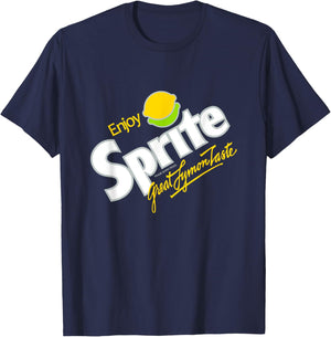Sprite 80s Retro Logo T-Shirt - T-Shirt | Navy