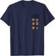 Guardians of The Galaxy - Stacked Icons T-Shirt - T-Shirt | Navy