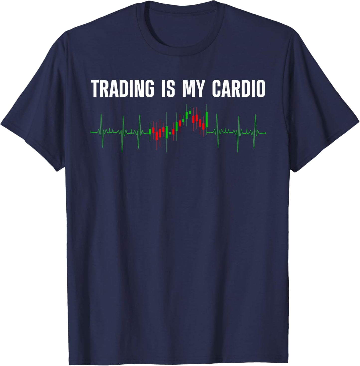 Stock Trading Art Women Stock Market Stock Trader T-Shirt - T-Shirt | Navy
