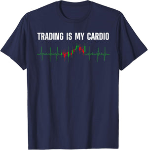 Stock Trading Art Women Stock Market Stock Trader T-Shirt - T-Shirt | Navy