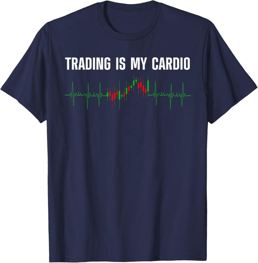 Stock Trading Art Women Stock Market Stock Trader T-Shirt - T-Shirt | Navy