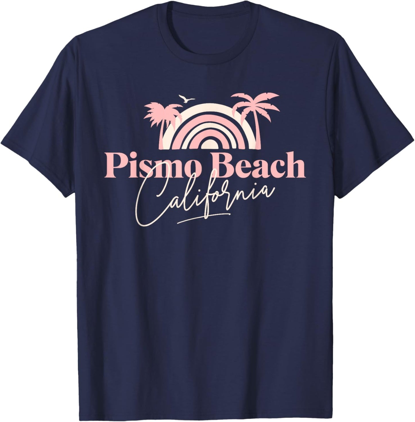 Pismo Beach Women Girls Kids T-Shirt - T-Shirt | Navy