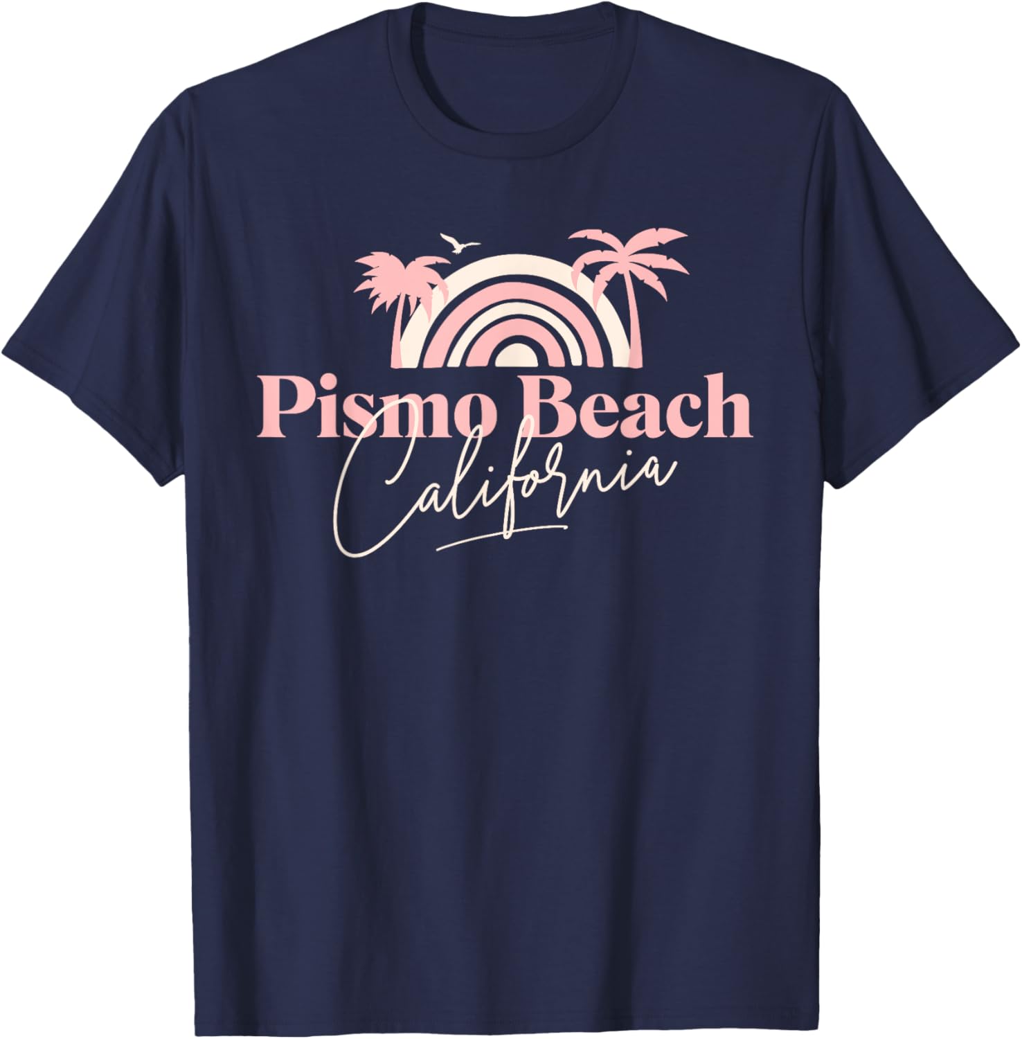 Pismo Beach Women Girls Kids T-Shirt - T-Shirt | Navy