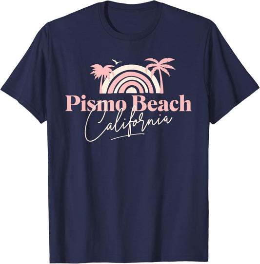 Pismo Beach Women Girls Kids T-Shirt - T-Shirt | Navy