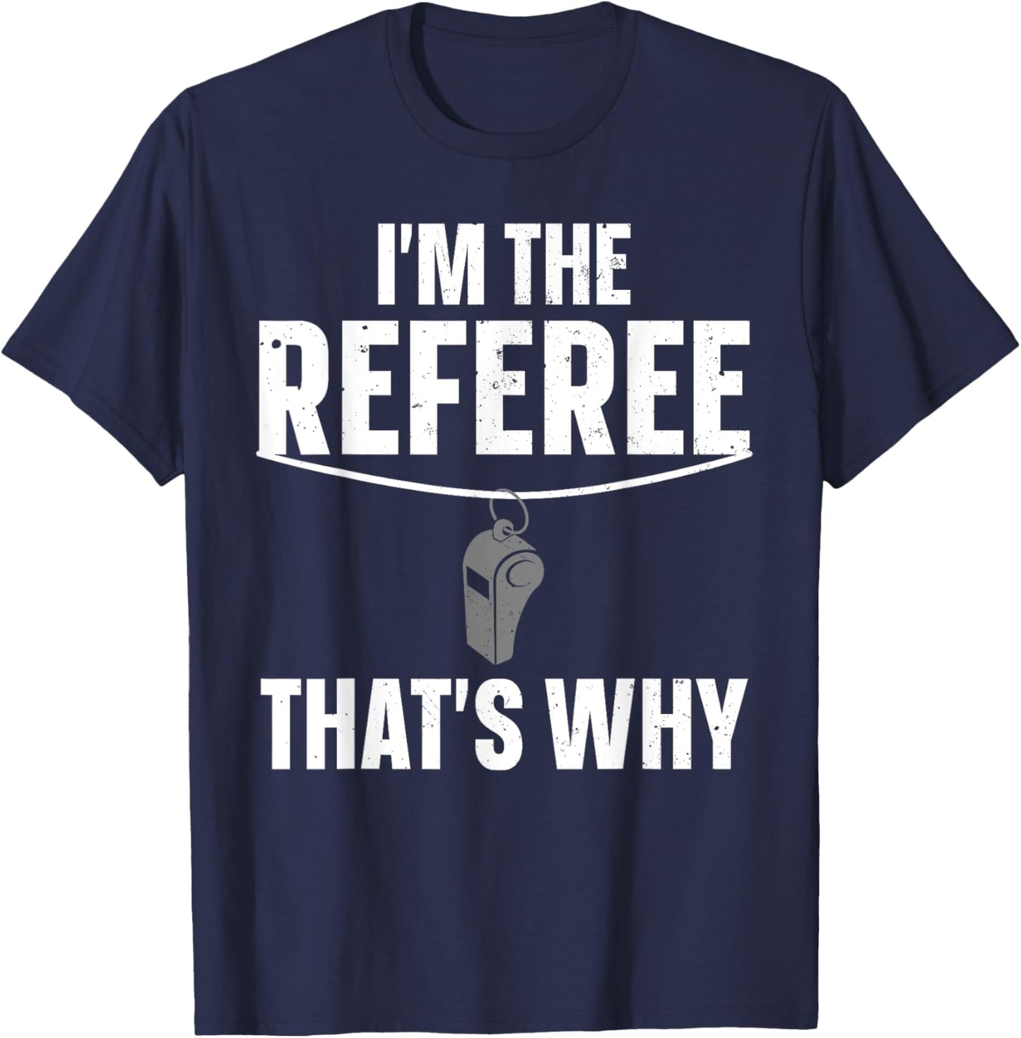 Funny Referee Design Women Sports Ref Gag Referee T-Shirt - T-Shirt | Navy