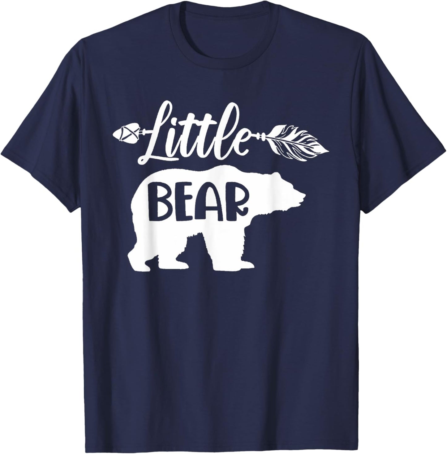 Funny Little Bear Family Matching Kid Men Women Gifts T-Shirt - T-Shirt | Navy