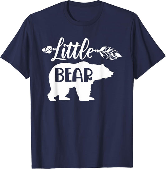 Funny Little Bear Family Matching Kid Men Women Gifts T-Shirt - T-Shirt | Navy