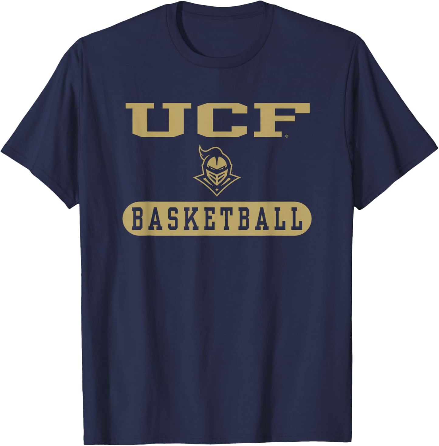 Central Florida Golden Knights Basketball Black T-Shirt - T-Shirt | Navy