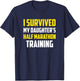 I Survived My Daugther's Half-Marathon Training, Running T-Shirt - T-Shirt | Navy