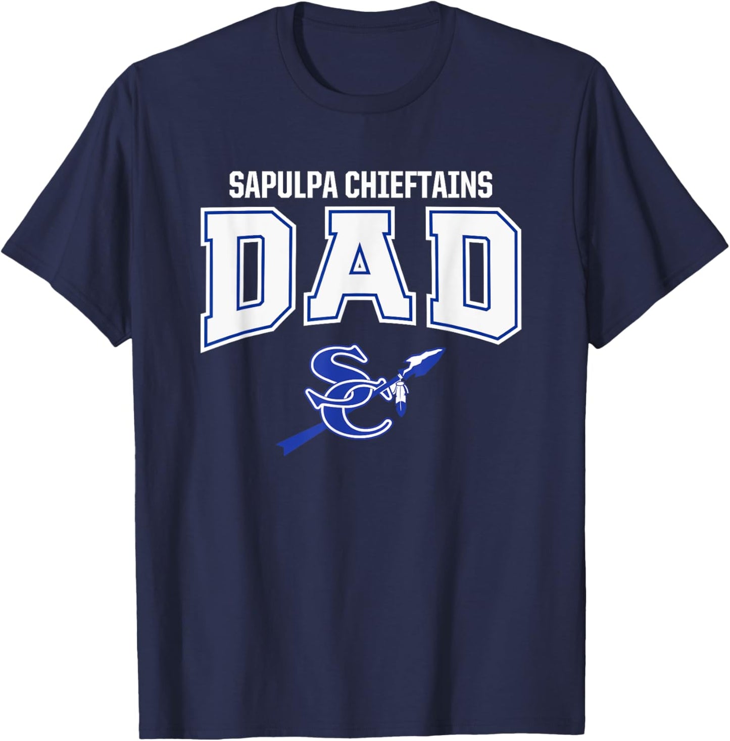 Sapulpa Chieftains Logo Dad HS T-Shirt - T-Shirt | Navy