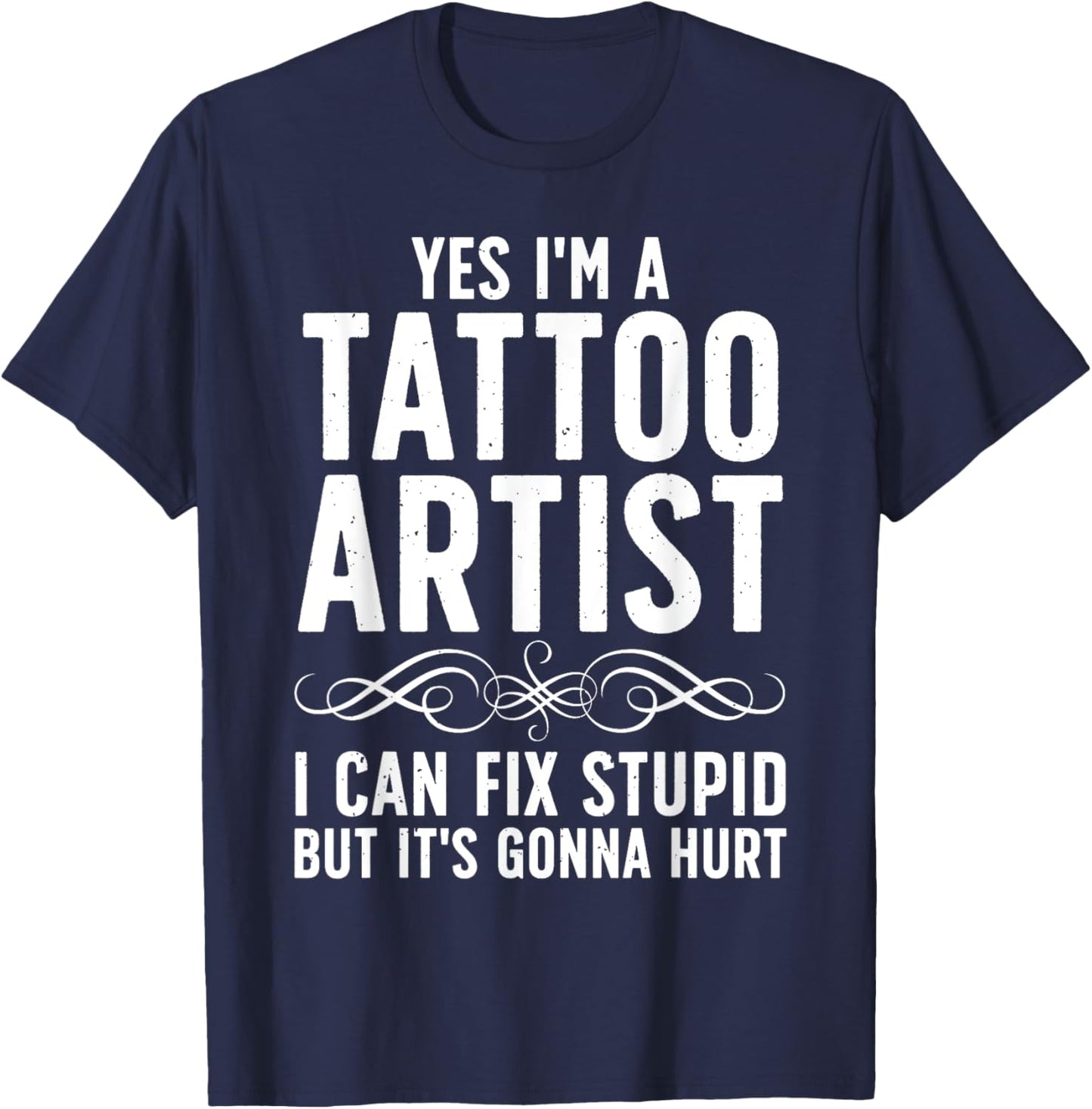 Funny Tattoo Artist Art Women Tattooer Tattoo Artist T-Shirt - T-Shirt | Navy