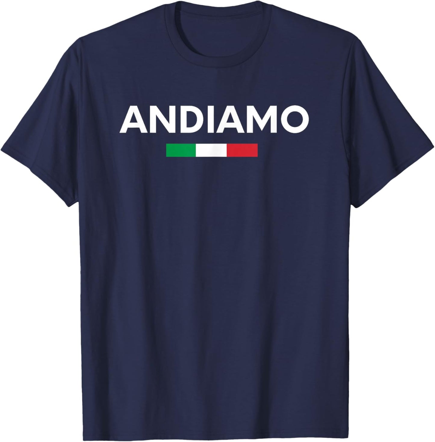 Andiamo Let's Go Italian Travel T-Shirt - T-Shirt | Navy