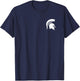 Michigan State Spartans Front/Back Go Green Go White T-Shirt - T-Shirt | Navy