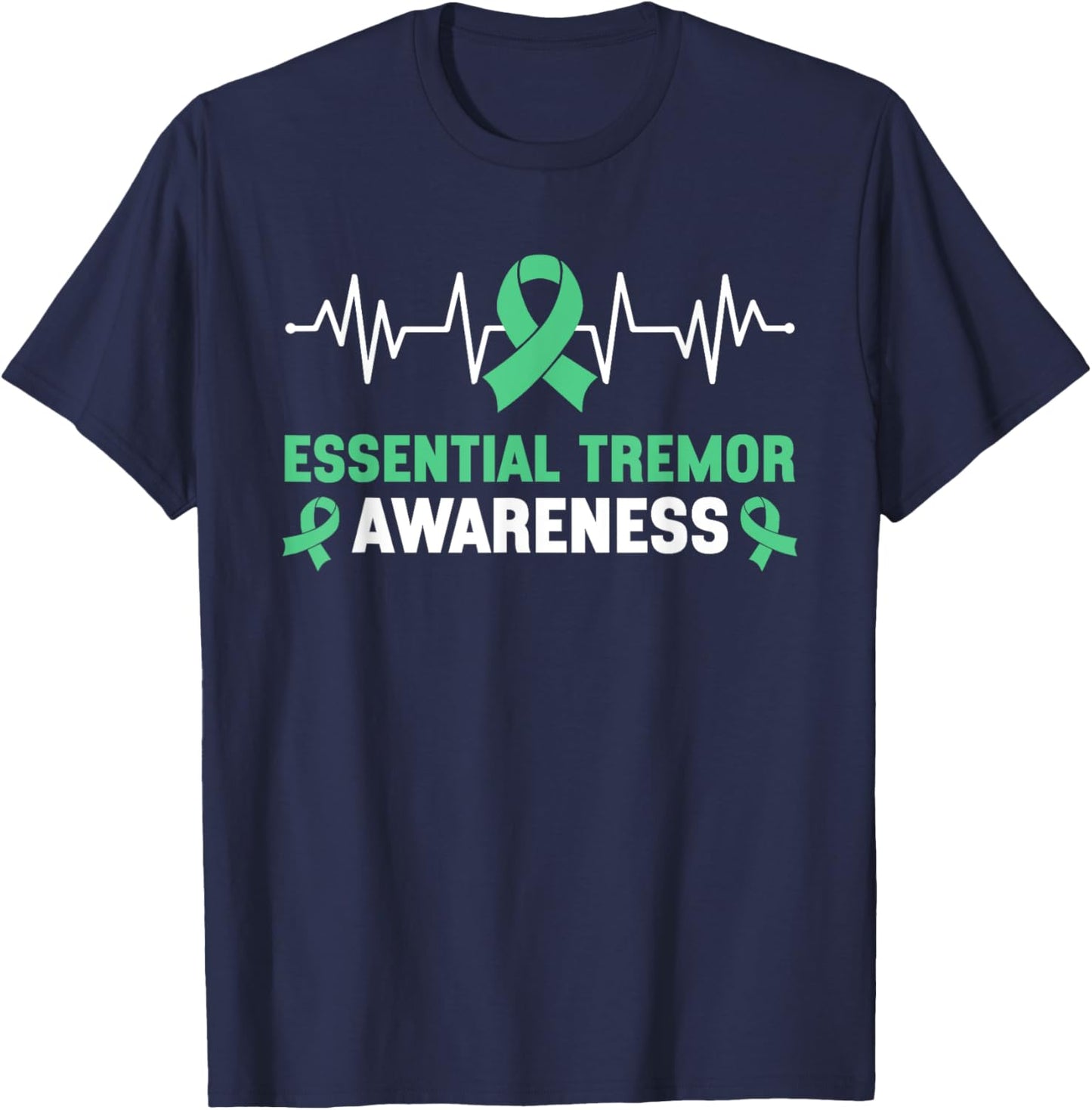 Essential Tremor Support Essential Tremor Awareness T-Shirt - T-Shirt | Navy