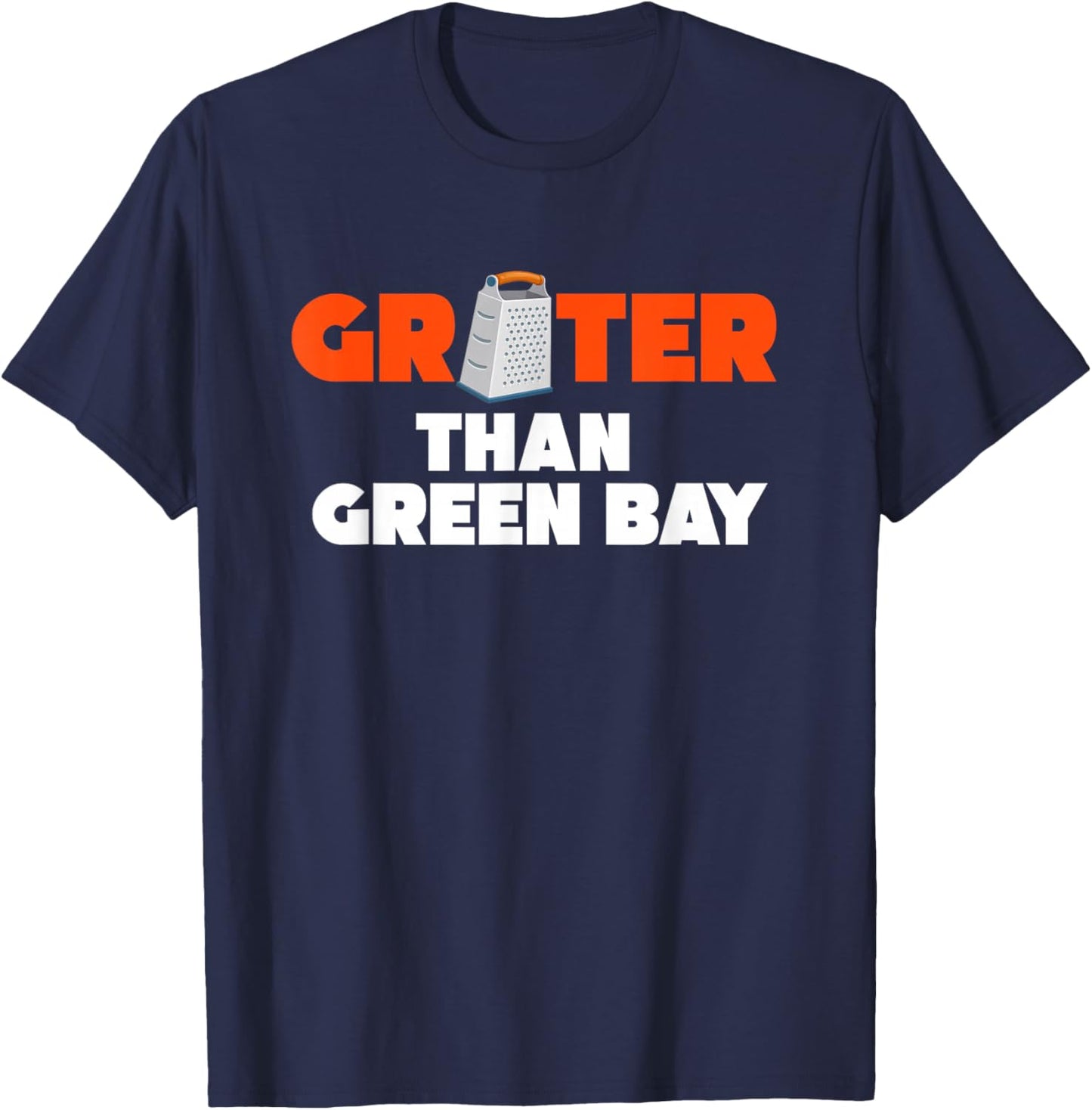 Grater Than Green Bay Greater Cheese Grate T-Shirt - T-Shirt | Navy
