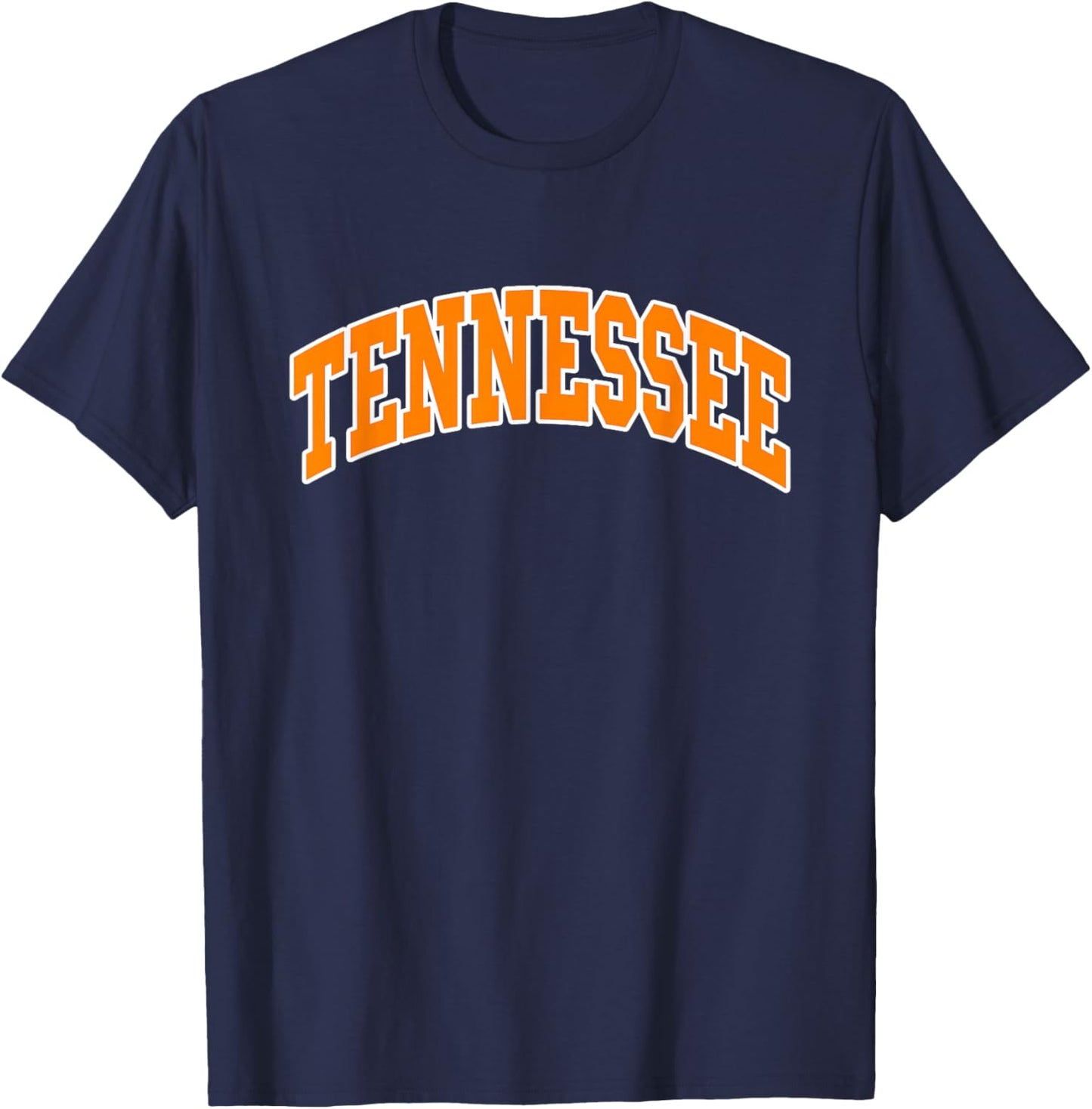 Graphic Crew Inc. TENNESSEE - Throwback Design - Classic , Small, Black T-Shirt - T-Shirt | Navy