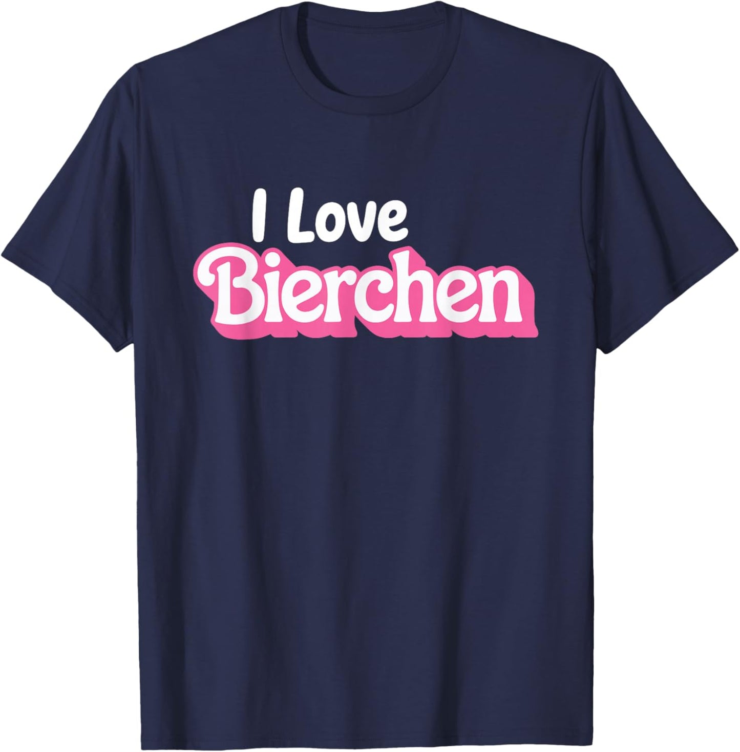 I Love Bierchen Lustiges Bier Party Malle Mallorca Gruppen T-Shirt - T-Shirt | Navy
