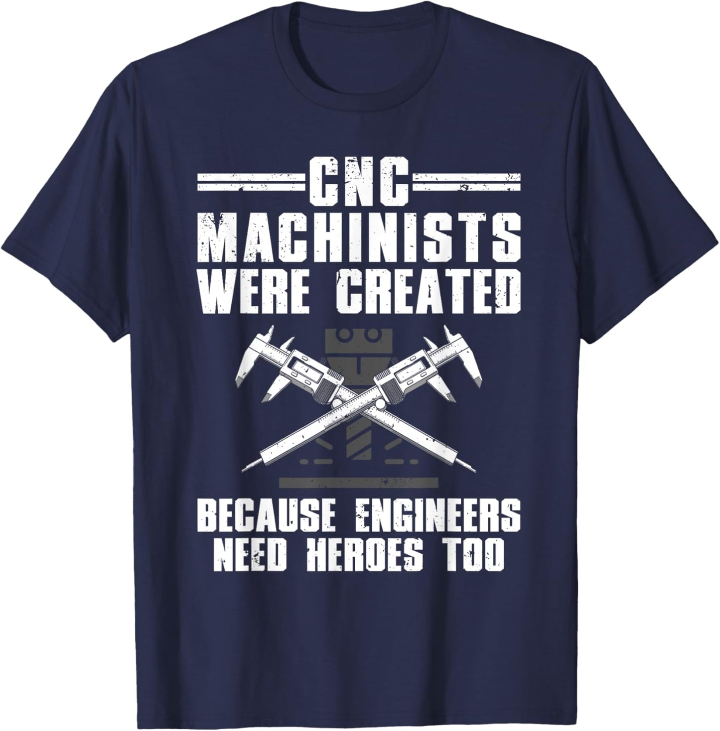 Cool CNC Machinist Art Women CNC Machine Machinist T-Shirt - T-Shirt | Navy
