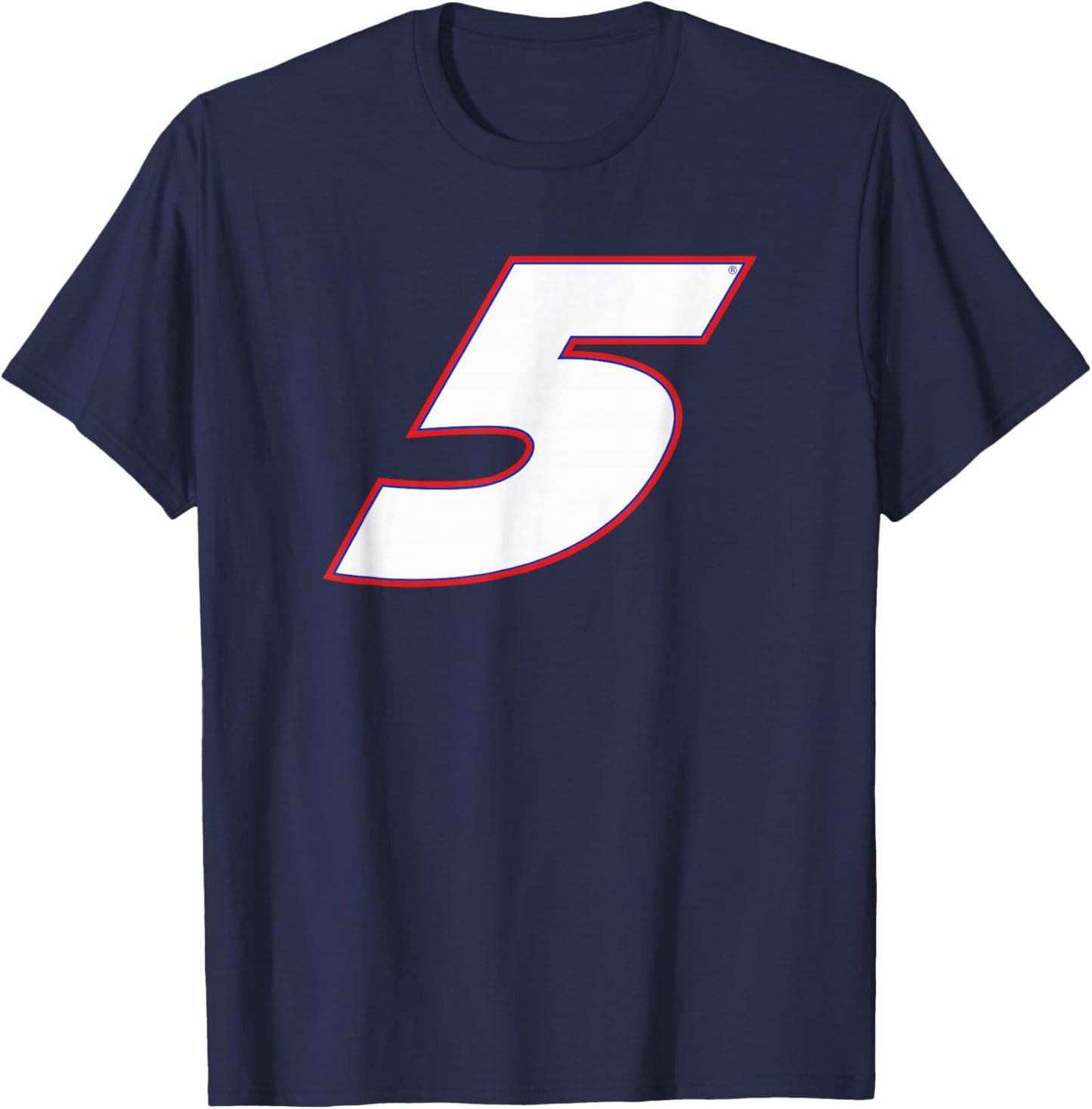 Kyle Larson 5 Icon Hendrick Motorsports Officially Licensed T-Shirt - T-Shirt | Navy