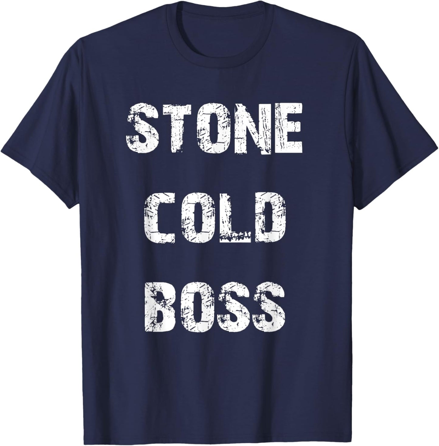 Stone Cold Boss T-Shirt - T-Shirt | Navy