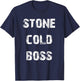 Stone Cold Boss T-Shirt - T-Shirt | Navy
