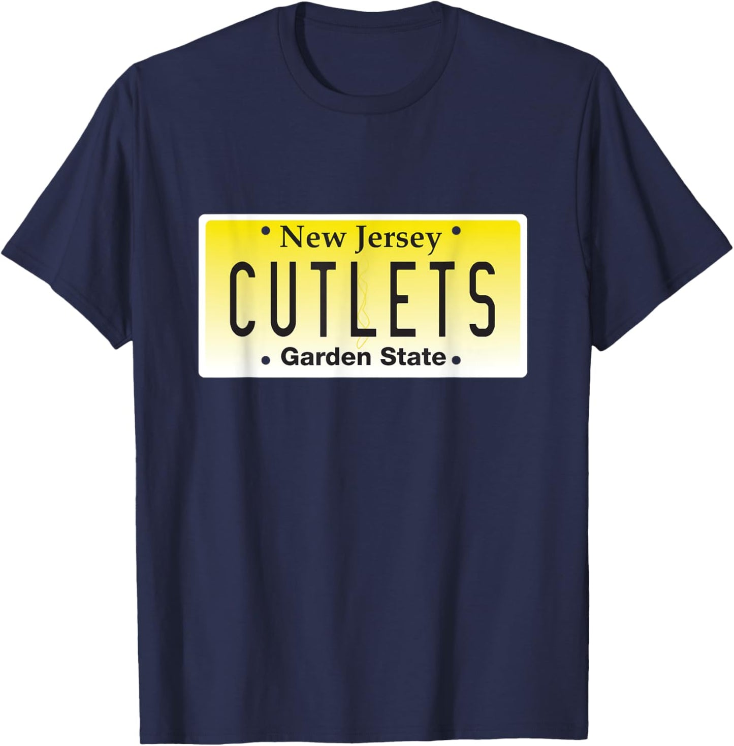 Funny New Jersey Italian American Devito NJ Cutlets Tommy T-Shirt - T-Shirt | Navy