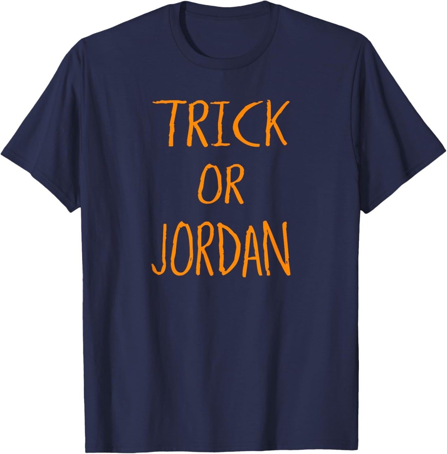 Trick Or Jordan Halloween Shirt T-Shirt - T-Shirt | Navy