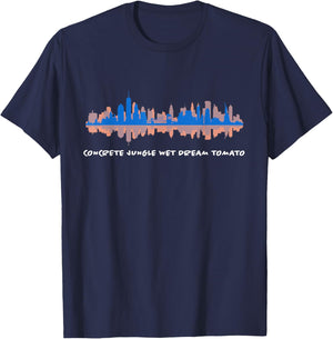 Concrete jungle wet dream tomato T-Shirt - T-Shirt | Navy